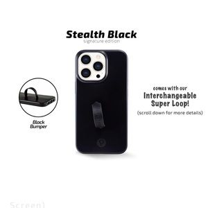 iPhone 13 Matte Black loopy case